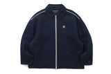 WOOL PIPING BIKER JACKET