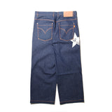 プリントローデニムパンツ/printed raw denim