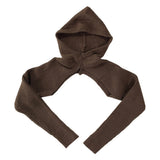 Crop hood knit