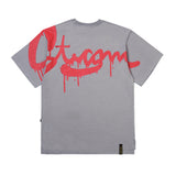 22 DRIP OVERSIZED T-SHIRTS GREY / PURPLE GREY (6699454431350)