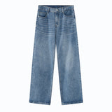 Long wide fit denim pants