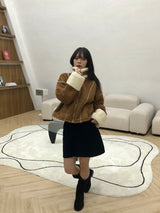 Karena corduroy skirt (XL size)