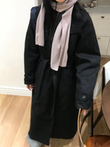 Verliebt high neck long coat