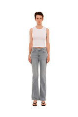 シャーロットフレアデニムパンツ/CHARLOTTE FLARE DENIM(LIGHT BLUE) ANKLE