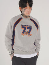 UNISEX ラグビースポーツダブルセブンスウェットシャツ(FCD1TS104M)