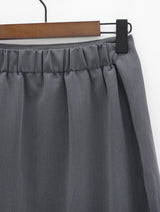 サイドスリットロングスカート / Side slit long skirt (3color)