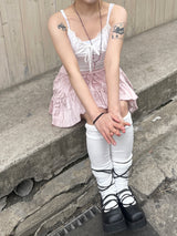 ルーズレイヤードニーソックス / Loose Layered Knee Socks