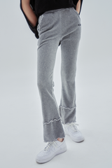 ウェーブブーツカットパンツ / wave bootscut pants_gray
