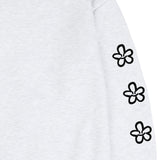 [UNISEX]エルボー3ラインフラワートレーナー
