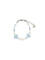 バタフライパールブレスレット / BUTTERFLY PEARL BRACELET BLUE