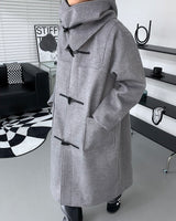 フーデッドネックカバートッポッキコート/SI Hooded Neck Cover Tteubokki Coat (2 colors)