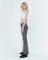 コーテッドバックスリットジーンズ / Coated Back Slit Jeans _ Grey