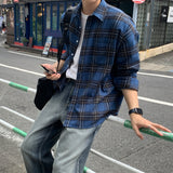 LMN Royal Semi Oversized Fit Check Shirt (3 colors)