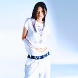 ベーシックロゴクロップTシャツ / 222 Basic logo crop t - White