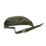 H-バックルバナナレザーバッグ / H-Buckle Banana Leather Bag (khaki)