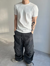 ダブルカットマッスルフィット半袖tシャツ(3colors)