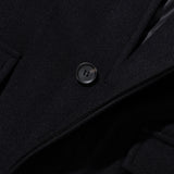 オーバーサイズバルマカーンコート / OVERSIZE BALMACAAN COAT - BLACK