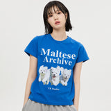 マルチーズアーカイブ半袖Tシャツ