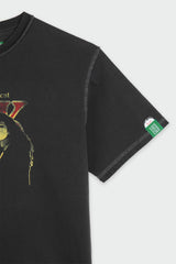 デンジャラズマイキャットTシャツ / Dangerous my cat t-shirts (washed charcoal)