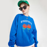 Logo applique Sweatshirt [Blue] (6610314592374)