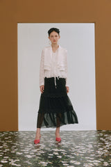 Low collar jacket