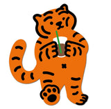 COFFEE TIGER BIG REMOVABLE STICKER (6538523017334)
