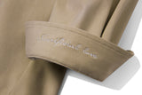 Solid Suede Shirt S95 Beige