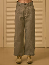 BAR TACK CHINO PANTS (GREY) (6675306938486)