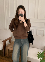 Deep Washing Wide Denim Pants (2color)