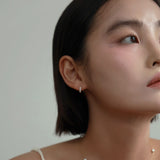 [シングルピアス]14Kゴールドtowoピアス/[single earring]14K gold towo earring