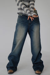 ボヘミアンデニムパンツ / bohemian denim trousers
