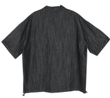 No.0273 denim string half SHIRT