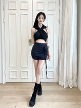 ストラップショートレギンススカ－ト/850. Strap short leggings sk (2color)