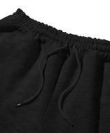 ディープ ワン タック スウェット バミューダ ショーツ / DEEP ONE TUCK SWEAT BERMUDA SHORTS_BLACK