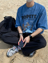 ネイビーポパイ半袖Tシャツ