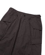 DIAGONAL CARGO PANTS_BROWN
