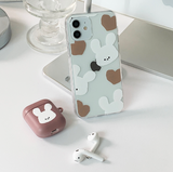 ビッグモチラビットブラウンフォーンケース / Big Mochi Rabbit brown Phone Case