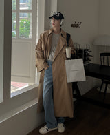 ダディフットバックケープトレンチコート / Daddy Fit Back Cape Trench Coat (3 color)