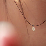 ラウンデッドシルバーペンダントネックレス / [CCNMADE] Rounded Silver Pendant Necklace (3color)
