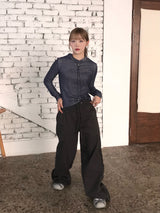 Nicole zipper banding pants