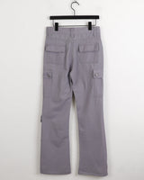デイジーカーゴセミブーツカットロングコットンパンツ/Daisy Cargo Semi Bootcut Long Cotton Pants