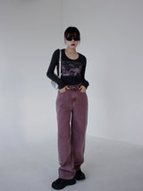 ワインダイイングパンツ / no.1787 Wine Dying Pants (3color)