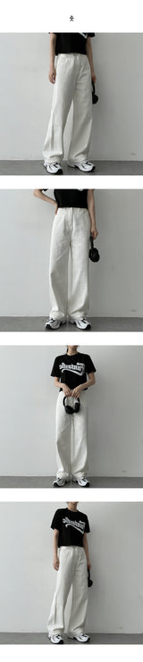 マチコットンワイドパンツ / Machi Cotton Wide Pants