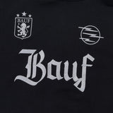 Bロゴフットボールジャージフーディー / B logo football jersey hoodie [black]