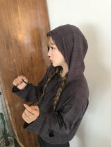 Appealing check hoodie