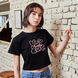 グラフィティクロップ半袖Tシャツ