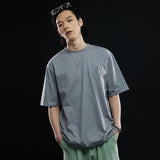 オーバーフィットマシュマロポイントショートスリーブT/OVERFIT MARSHMALLOW POINT SHORT-SLEEVED T-DEEP GRAY