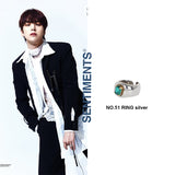 no.51リング / no.51 ring silver (#13 freesize) monsta x MINHYUK pick