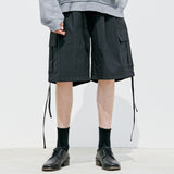 スカルプナイロンカーゴバンディングパンツ / SCULPIN NYLON CARGO BANDING PANTS BLACK