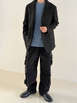 Simple wool jacket